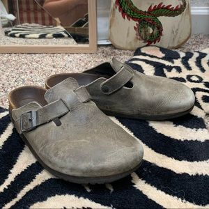 birkenstock clogs!